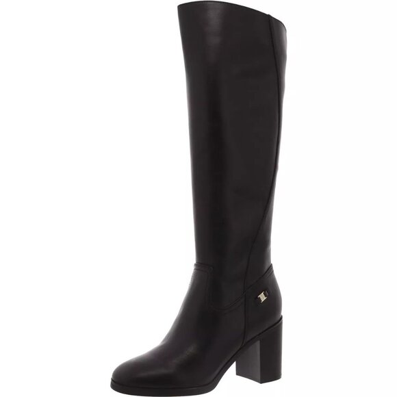 Giani Bernini Shoes - Giani Bernini Womens Odettee Black Leather Almond Toe Knee-High Boots NWT